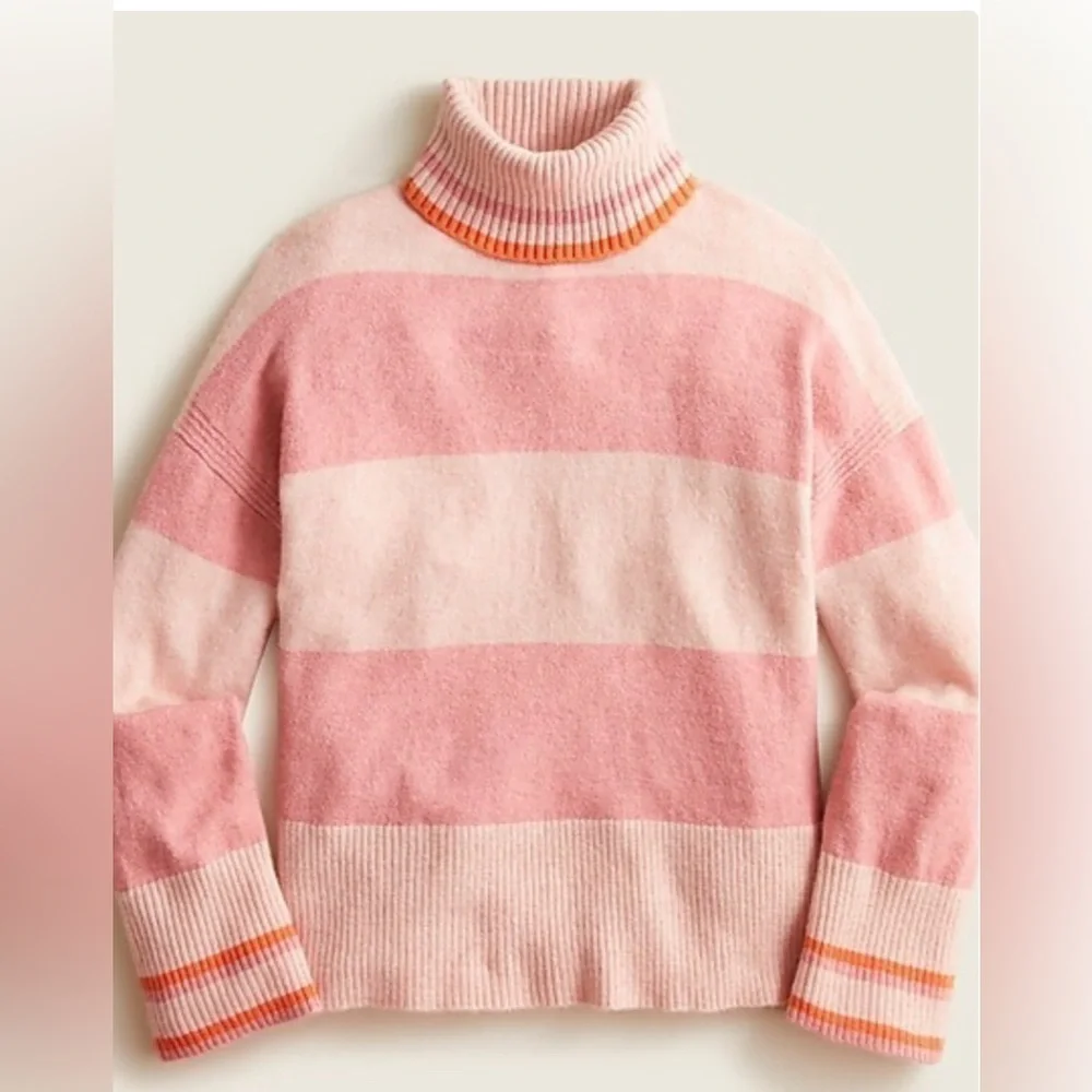 Women’s J. Crew striped turtleneck sweater, size XS